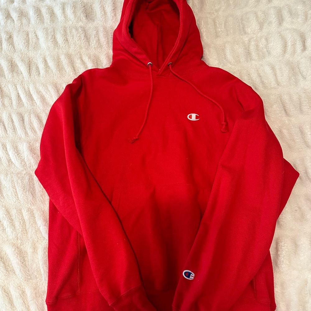Champion Bright Red Hoodie